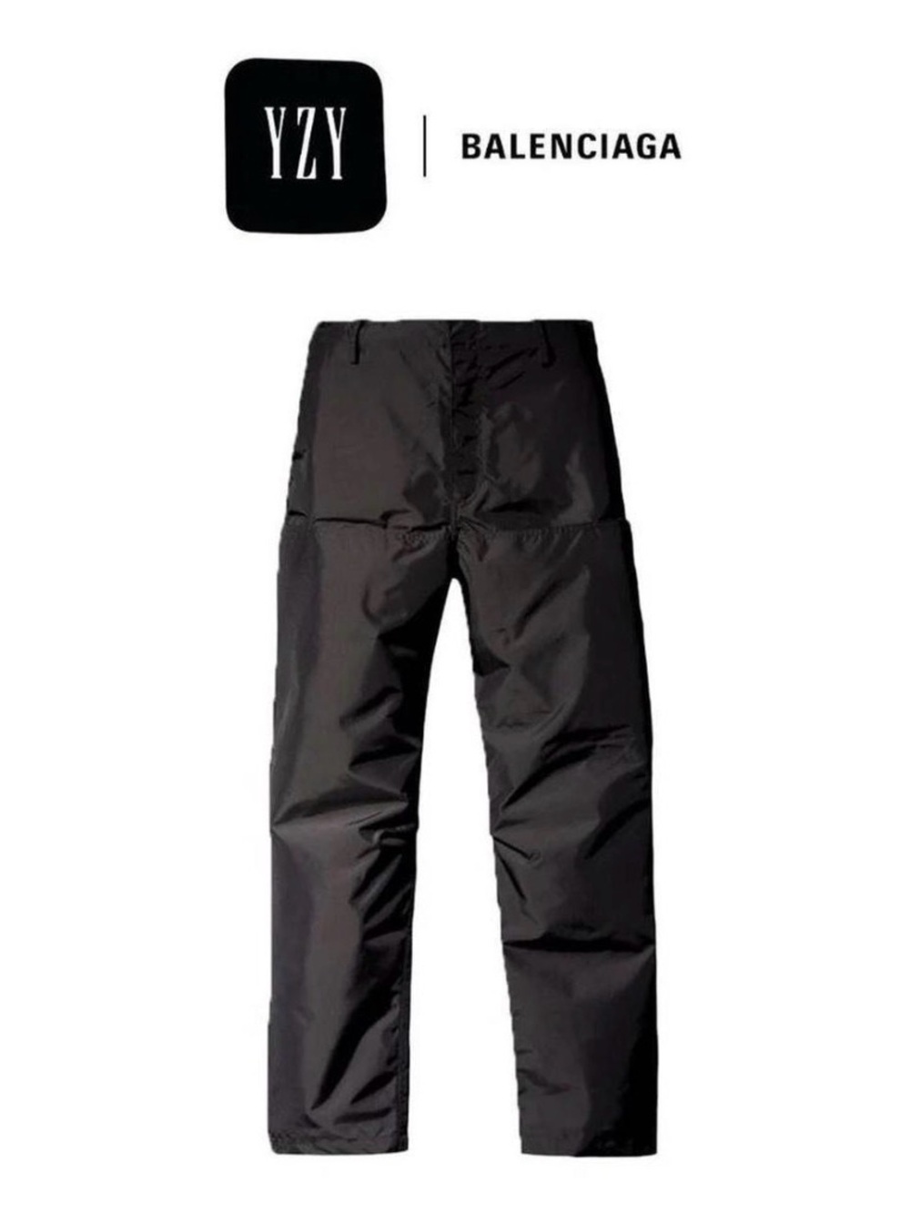 YEEZY GAP ENGINEERED BY BALENCIAGA CORDURA CARGO PANTS TRUE BLACK
SIZE 34 NWT